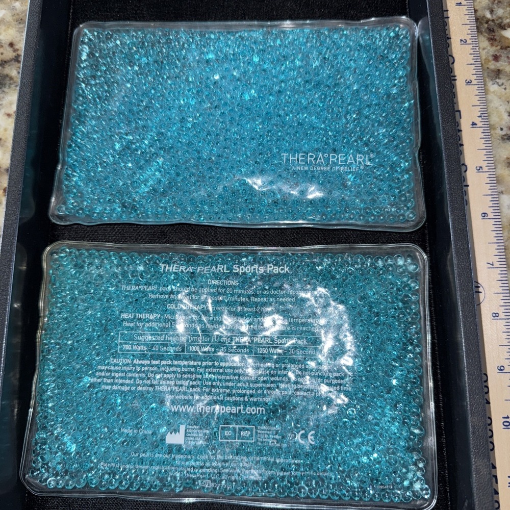 2 TheraPearl Wrap,Reusable Hot/Cold Therapy w/Gel Beads for Pain 4x7 (4856)